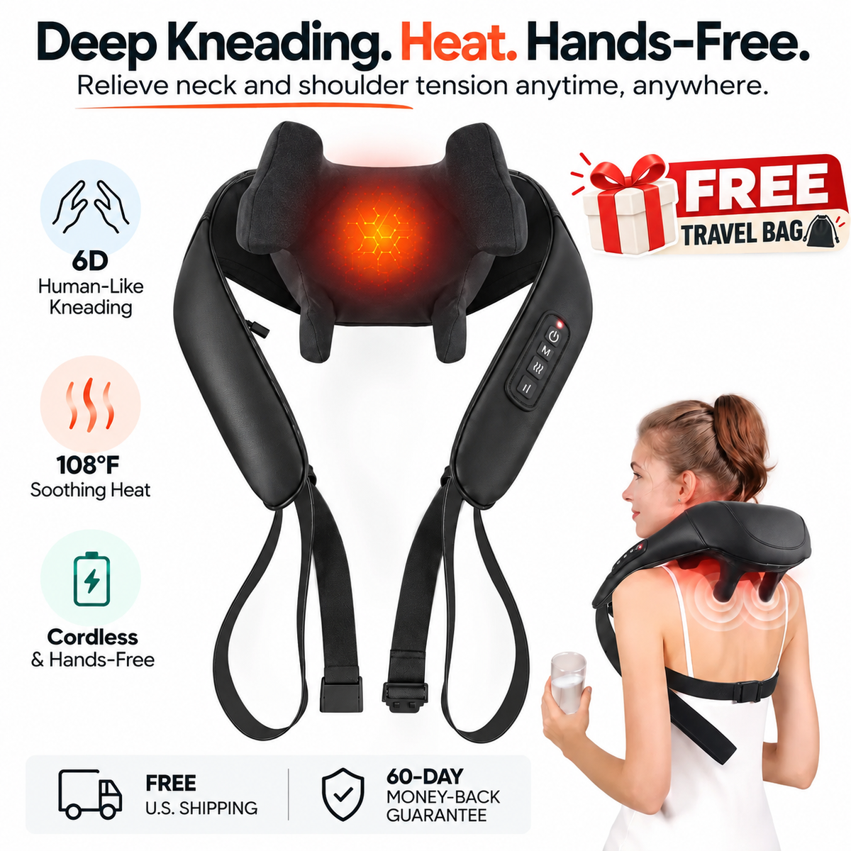 MASGRE U20 6D Neck & Shoulder Massager