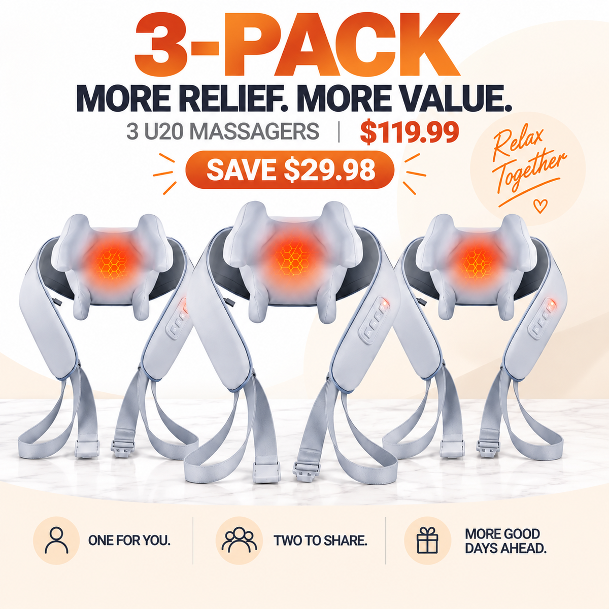 MASGRE U20 6D Neck & Shoulder Massager