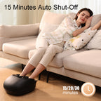 MASAGE  Foot Massager with Heat, FSA Eligible Deep Kneading Therapy Air Compression, HSA Feet Massage Improve Blood Circulation Foot Wellness Soothing Pain Relief, Relax for Home Office Use