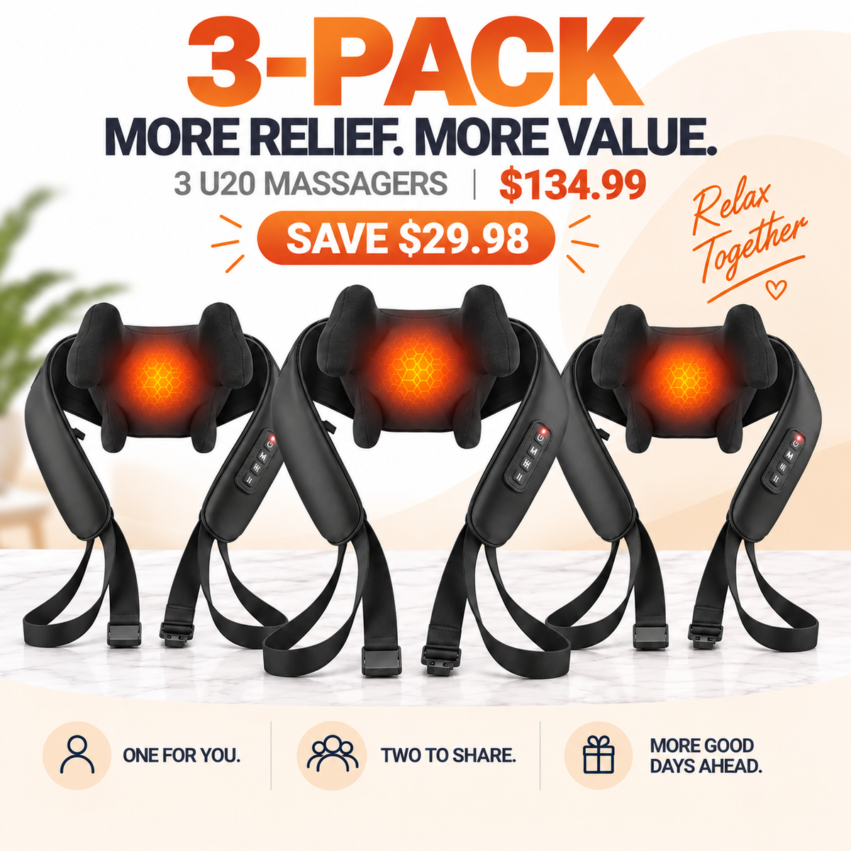 MASGRE U20 6D Neck & Shoulder Massager
