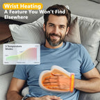 Hand Massager with Heat and Compression, Cordless Hand Massager, Finger Massager, 2025 Updated Carpal Tunnel Relief & Wrist Relief Massager, Gift for Women Men